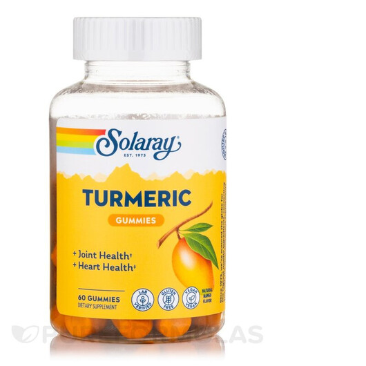 Основное фото товара Turmeric Gummies Natural Mango Flavor Основное фото товара Turmeric Gummies Natural Mango Flavor, Экстракт корня куркумы, 60