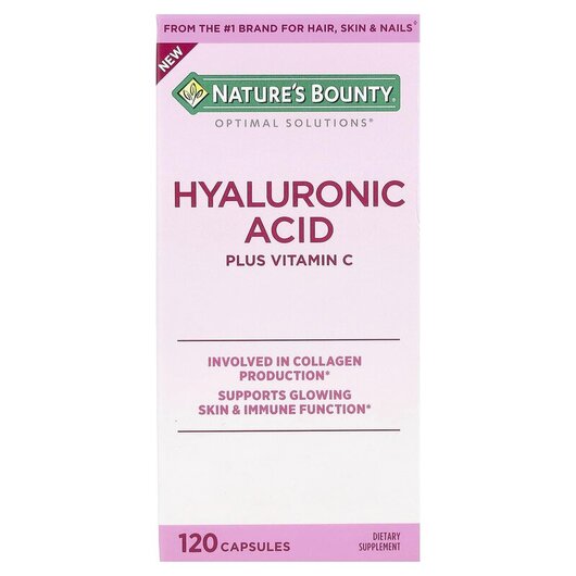 Основное фото товара Optimal Solutions Hyaluronic Acid Plus, Гиалуроновая кислота, 120