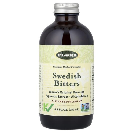 Основне фото товару Swedish Bitters Основне фото товару Flora, Swedish Bitters, Настоянки бальзами сиропи, 250 мл