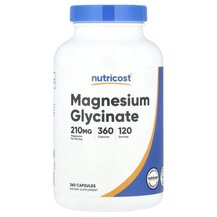 Magnesium Glycinate 210 mg Магний Глицинат Nutricost