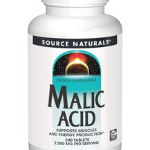 Malic Acid Яблучная кислота Source Naturals 240 таблеток