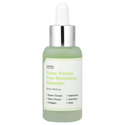 Основне фото товару Green Tomato Pore Minimizing Ampoule+ Основне фото товару Green Tomato Pore Minimizing Ampoule+, Сироватка, 30 мл