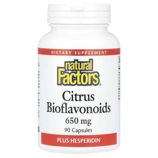 Основне фото товару Citrus Bioflavonoids plus Hesperidin 650 mg Основне фото товару Citrus Bioflavonoids plus Hesperidin, Біофлавоноїди, 90 капсул