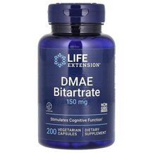 DMAE Bitartrate 150 mg Диметиламиноэтанол 150 мг Life DMAE Bitartrate 150 mg Диметиламиноэтанол 150 мг Life
