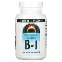 Вітамін B-1 500 мг B-1 High Potency 500 mg 100 Source Вітамін B-1 500 мг B-1 High Potency 500 mg 100 Source
