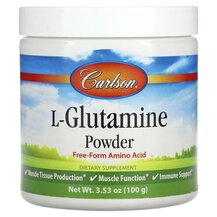L-Глутамін L-Glutamine Powder Carlson 100 г