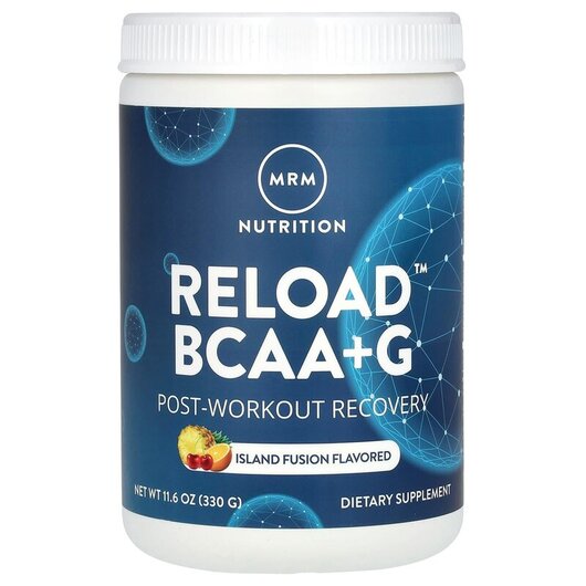Основне фото товару Reload BCAA+G Post-Workout Recovery Island Fusion Основне фото товару MRM, Reload BCAA+G, Пост Вокраут, 330 г