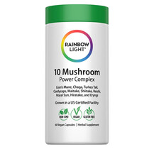 Гриби 10 Mushroom Power Complex Rainbow Light 60 капсул