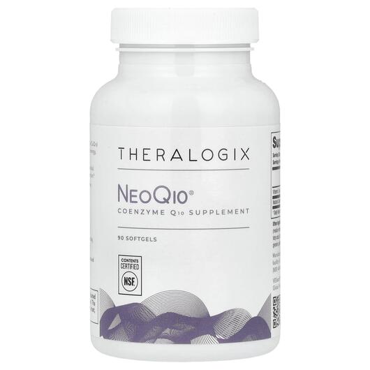 Основное фото товара Theralogix, Коэнзим CoQ10, NeoQ10, 90 капсул