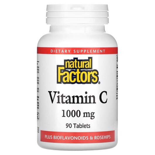 Основное фото товара Vitamin C Plus Bioflavonoids & Rosehips 1000 mg Основное фото товара Vitamin C Plus Bioflavonoids & Rosehips 1000 mg, Витамин C, 9