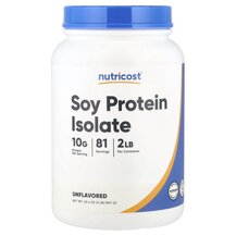 Soy Protein Isolate Unflavored Протеин Nutricost 907 г Soy Protein Isolate Unflavored Протеин Nutricost 907 г