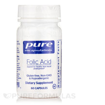 Вітамін B9 Фолієва кислота Folic Acid Pure Encapsulations Вітамін B9 Фолієва кислота Folic Acid Pure Encapsulations