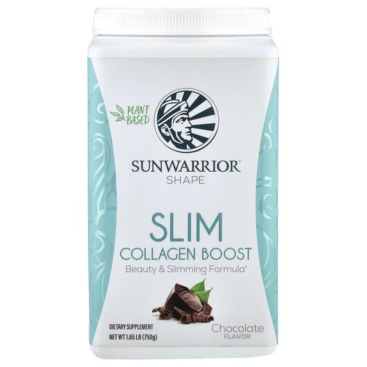 Основне фото товару Sunwarrior, Shape Slim Collagen Boost Chocolate, Колаген, 750 г