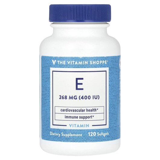 Основное фото товара Vitamin E 268 mg 400 IU Основное фото товара Витамин E Токоферолы, Vitamin E 268 mg 400 IU, 120 капсул