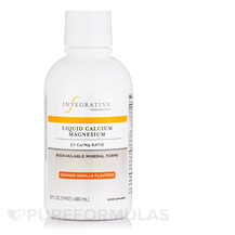 Кальцій Магній Liquid Calcium Magnesium 2:1 Orange-Vanilla