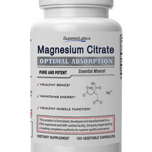 Магній Magnesium Citrate Superior Labs 120 капсул