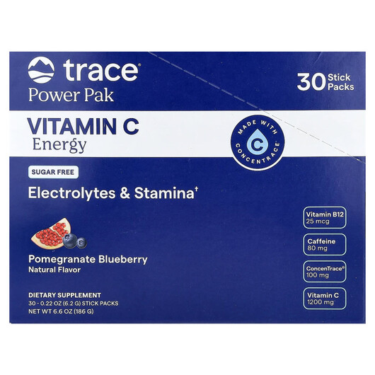 Основне фото товару Power Pak Vitamin C Energy Pomegranate Blueberry Основне фото товару Power Pak Vitamin C Energy Pomegranate Blueberry, Вітамін C, 30 ш