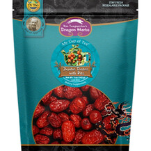 Red Jujube Dates with Pits in Teal Pouch Травяные добавки