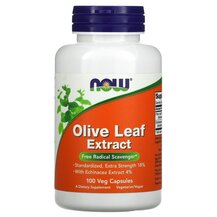 Olive Leaf Extract Экстракт Оливковых листьев NOW Foods