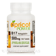 Вітамін B17 Амігдалін B17 Amygdalin 500 mg Apricot Power