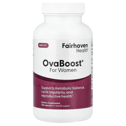 Основное фото товара Fairhaven Health, Мио-инозитол, OvaBoost for Women, 120 капсул