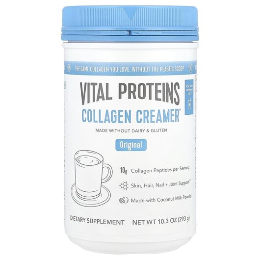 Основное фото товара Vital Proteins, Коллаген, Collagen Creamer Original, 293 г
