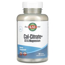 Cal-Citrate+ D3 & Magnesium Магний KAL 120 таблеток Cal-Citrate+ D3 & Magnesium Магний KAL 120 таблеток
