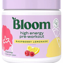 High Energy Pre-Workout Raspberry Lemonade Flavored Bloom