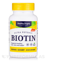 Biotin 10000 mcg Витамин B7 Биотин Healthy Origins