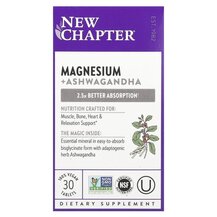 Магній + Ашваганда Magnesium + Ashwagandha New Chapter Магній + Ашваганда Magnesium + Ashwagandha New Chapter