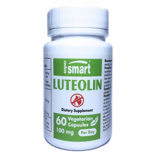 Основне фото товару Supersmart, Luteolin 100 mg, Лютеолін 100 мг, 60 капсул