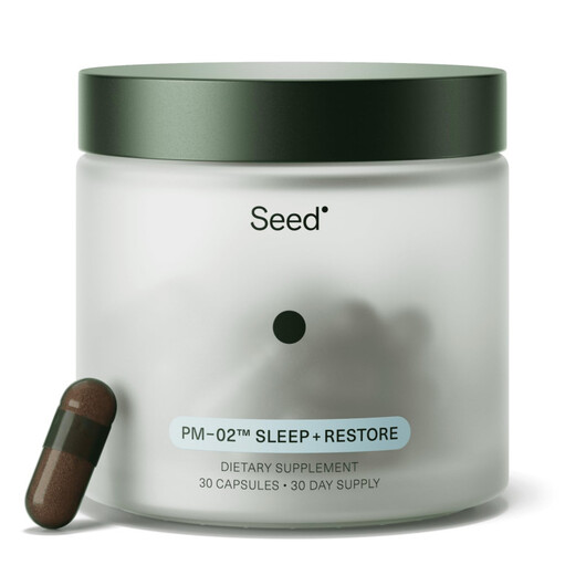Основне фото товару Seed, PM-02 Sleep + Restore, Підтримка сну, 30 капсул