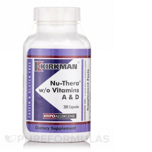 Основное фото товара Nu-Thera w/o Vitamins A & DHypoallergenic, Витамин А Ретинол,
