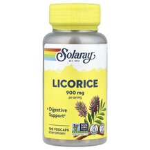 Лакриця 450 мг Licorice 450 mg Solaray 100 капсул Лакриця 450 мг Licorice 450 mg Solaray 100 капсул