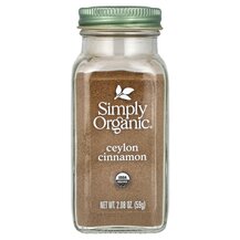 Organic Ceylon Cinnamon Специи Simply Organic 59 г Organic Ceylon Cinnamon Специи Simply Organic 59 г