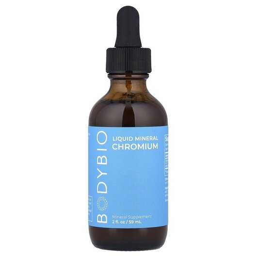 Основне фото товару BodyBio, Liquid Mineral 5 Chromium, Мінеральні добавки, 60 мл