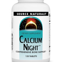 Calcium Night Кальций Source Naturals 120 таблеток