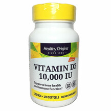 Vitamin D3 10000 IU Витамин D3 Healthy Origins 120 капсул