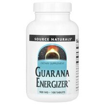 Guarana Energizer 900 mg Гуарана Экстракт Source Naturals