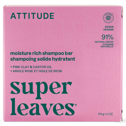 Основне фото товару Super Leaves Moisture Rich Shampoo Bar - Coconut & Wild Berries Основне фото товару Super Leaves Moisture Rich Shampoo Bar - Coconut & Wild Berri