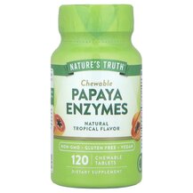 Chewable Papaya Enzymes Natural Tropical Ферменты Папайи Chewable Papaya Enzymes Natural Tropical Ферменты Папайи