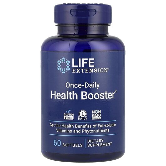 Основное фото товара Life Extension, Поддержка иммунитета, Health Booster, 60 капсул