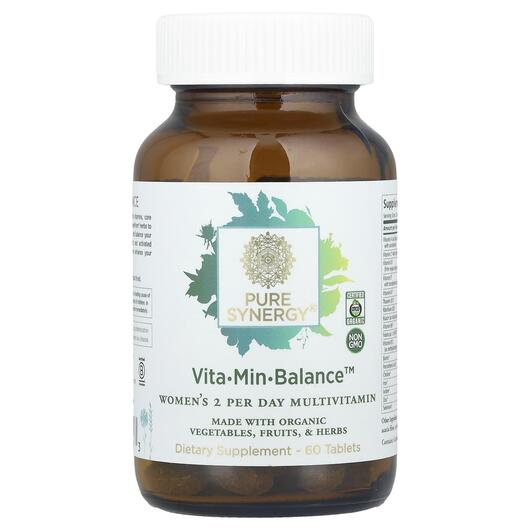 Основне фото товару Vita-Min-Balance Women's Multivitamin Основне фото товару Vita-Min-Balance Women's Multivitamin, Мультивітаміни, 60 та