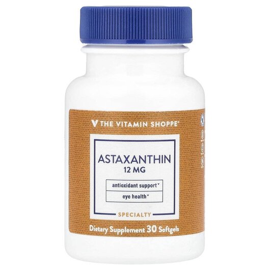 Основне фото товару TheVitaminShoppe, Astaxanthin, Астаксантин, 30 капсул