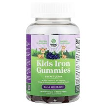 Kids Iron Gummies Grape Железо Nature's Craft 60 таблеток