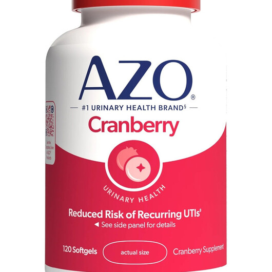 Основное фото товара Cranberry Основное фото товара Azo, Клюква, Cranberry, 120 капсул