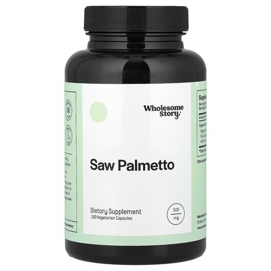 Основное фото товара Wholesome Story, Со Пальметто, Saw Palmetto 500 mg, 100 капсул
