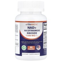 Нікотинамід НАД+ NAD+ Vitamatic 60 капсул Нікотинамід НАД+ NAD+ Vitamatic 60 капсул