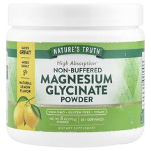 Non-Buffered Magnesium Glycinate Powder Natural Lemon