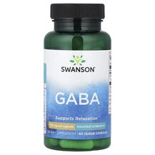 ГАМК GABA Maximum Strength 750 mg Swanson